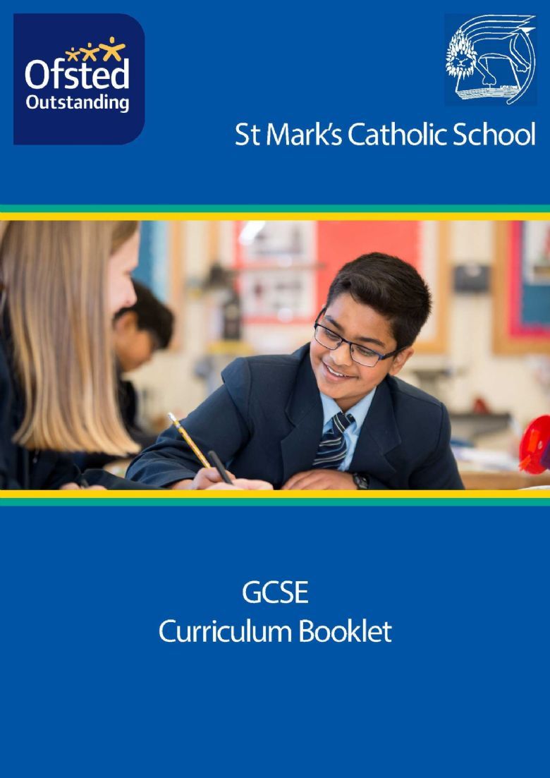 St Mark's Catholic School Curriculum Booklets